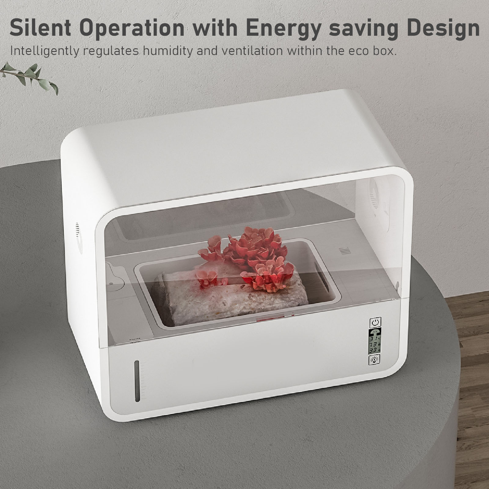 Smart Garden Plastic Cups - Pilz-Wachstumszelt, intelligentes, erdloses, transparentes Betrachtungszelt, automatische
