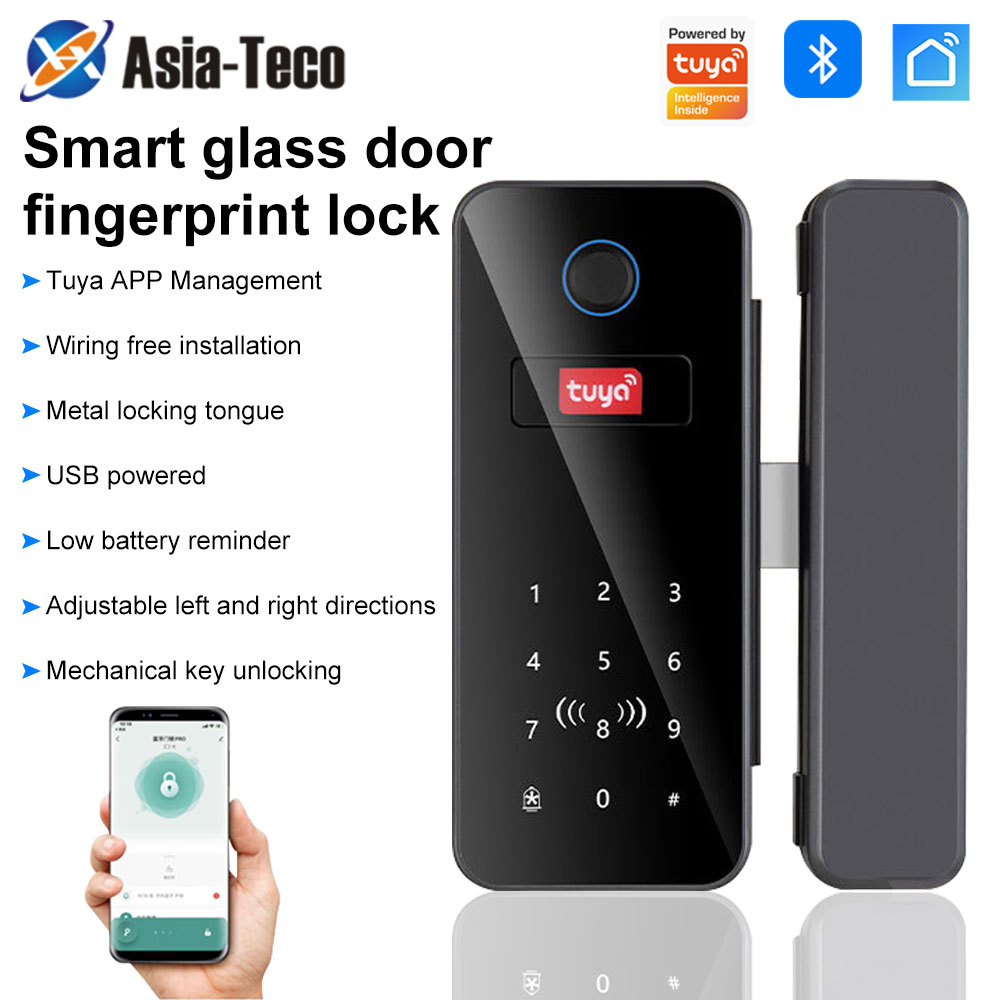 Smart Garden Gate Lock - Intelligentes Schloss für Glastüren, Passwort- und