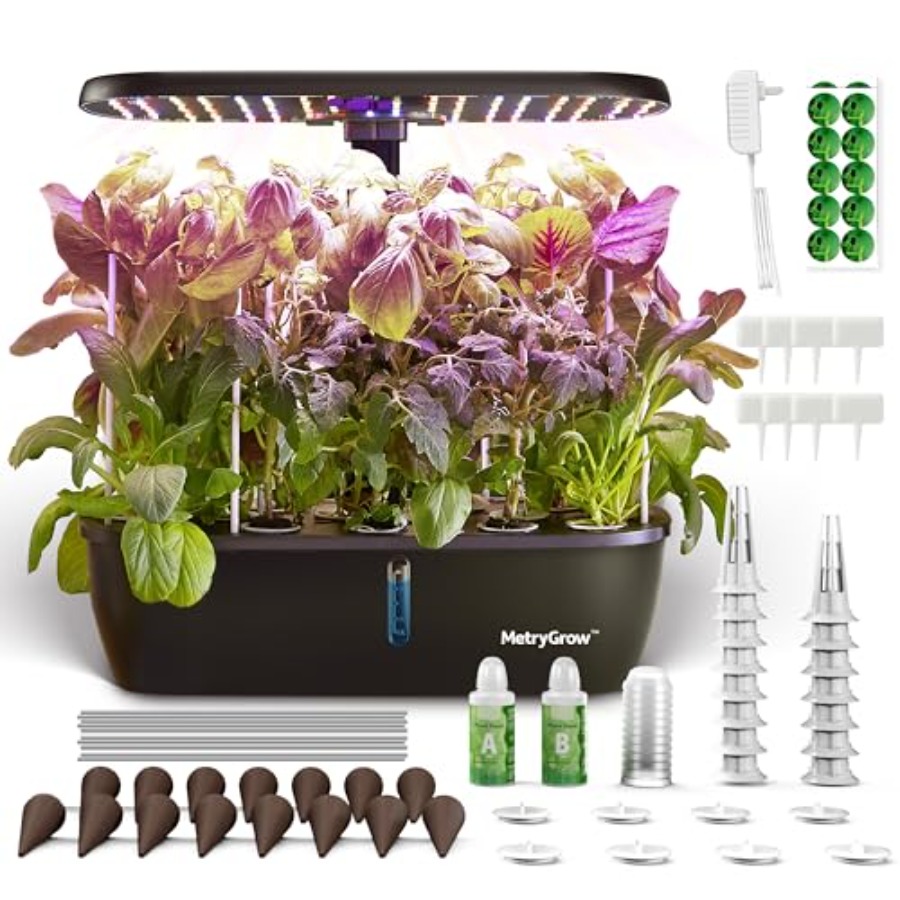 Smart Garden System - MG-15 Hydroponisches Anzuchtsystem-Set Intelligenter Indoor-Garten mit