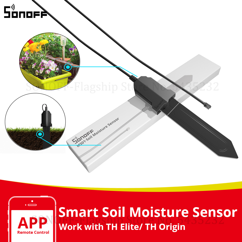 Smart Garden Test - SONOFF MS01 Boden Feuchtigkeit Sensor Smart