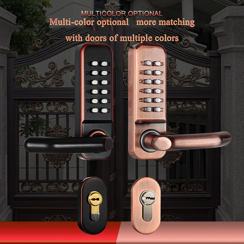 Doppelseitige geteilte Tastatu – Smart Garden Gate Lock Bewertung und Preis