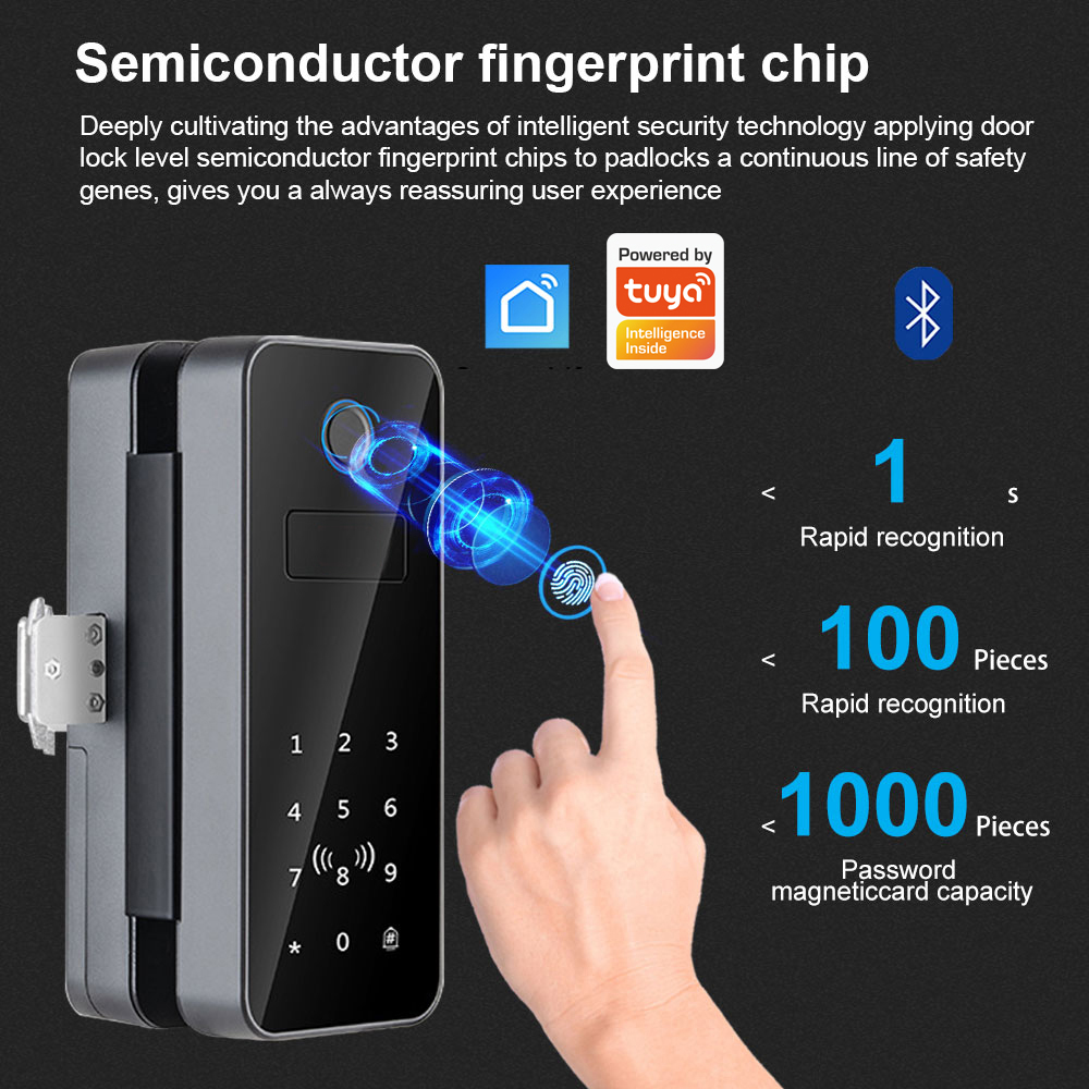Intelligentes Schloss für Glas – Smart Garden Gate Lock Bewertung und Preis