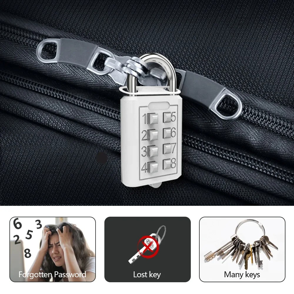 8-stellige Kombination für den – Smart Garden Gate Lock Bewertung und Preis