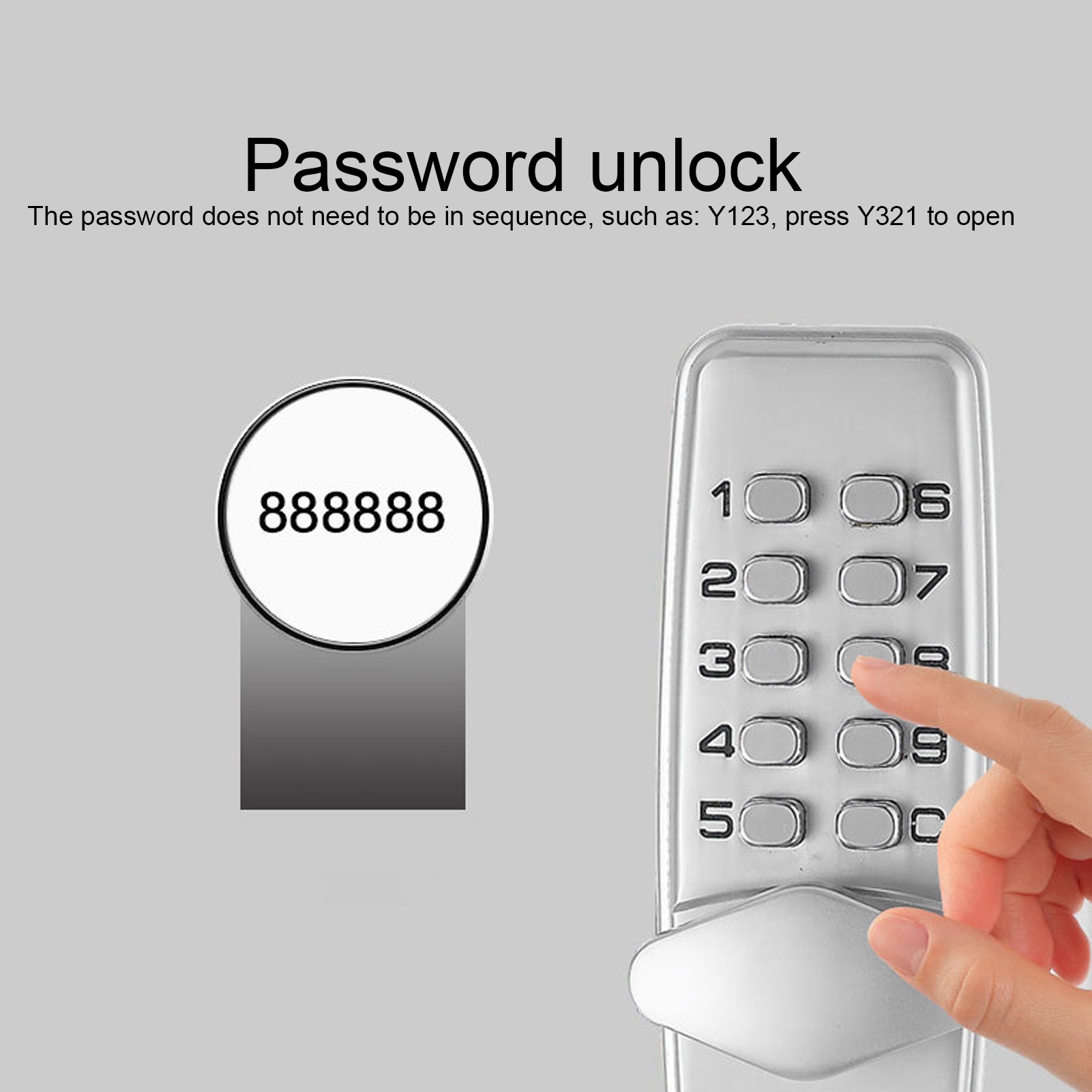 Mechanisches Passwortschloss,  – Smart Garden Gate Lock Bewertung und Preis