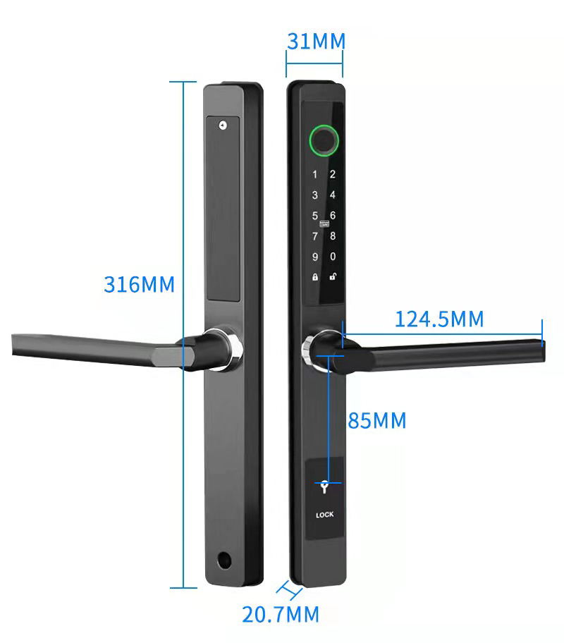 ZHDCOOKEY Biometrisches Digita – Smart Garden Gate Lock Bewertung und Preis