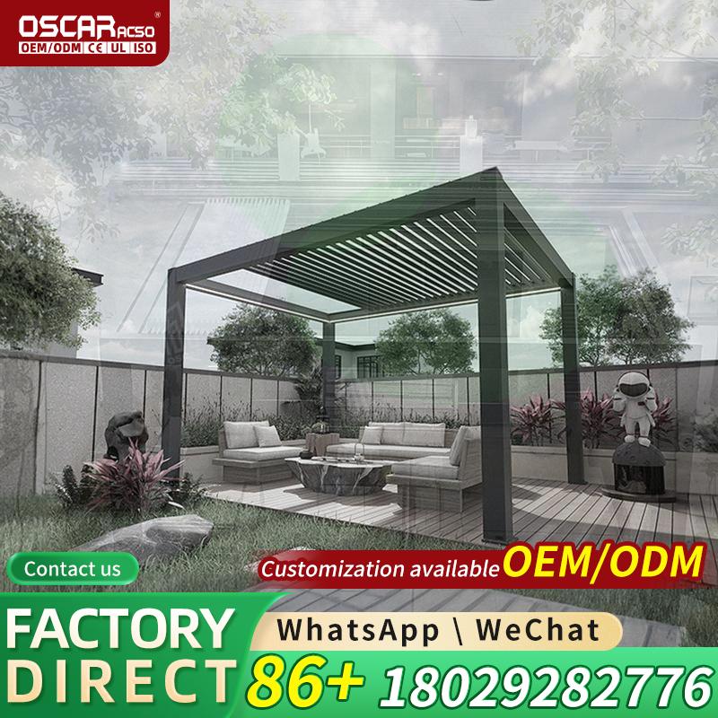 Maßgefertigter Moderner Faltba – Smart Garden Electric Pergola Bewertung und Preis