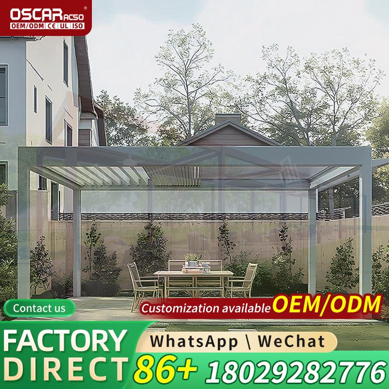 Maßgefertigter Moderner Faltba – Smart Garden Electric Pergola Bewertung und Preis