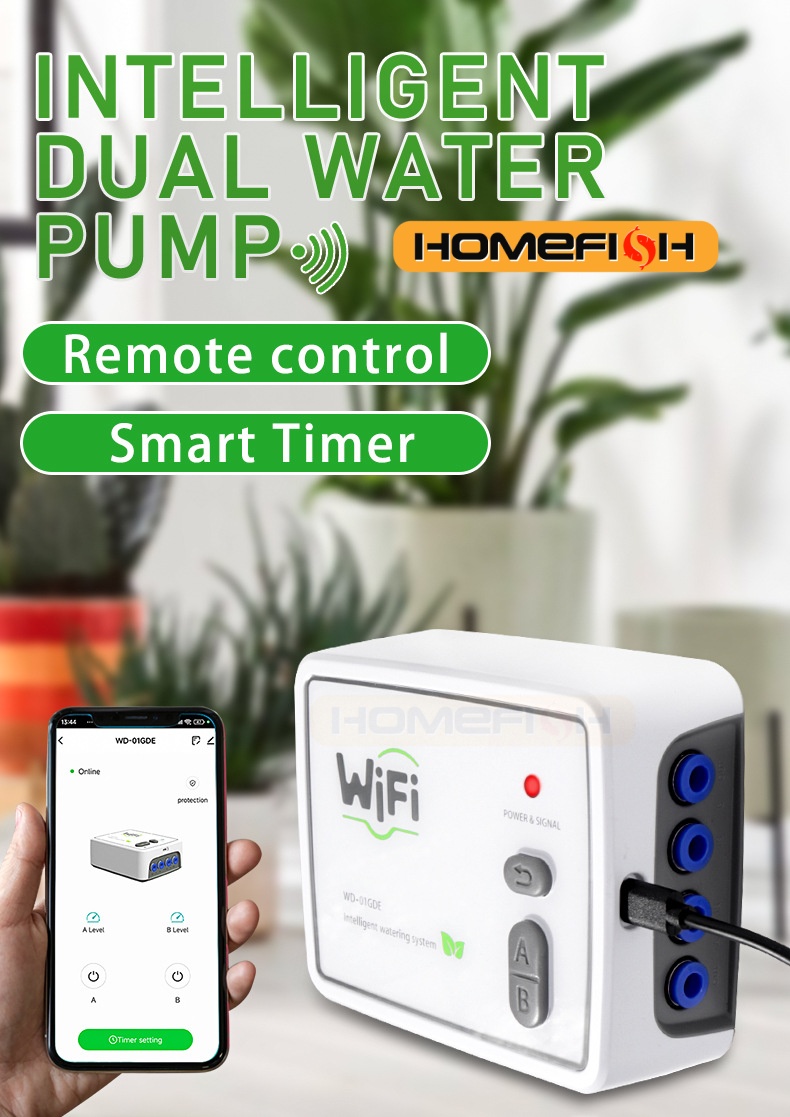 HOMEFISH WIFI Smart Dual Pumpe – Smart Garden Domes Bewertung und Preis