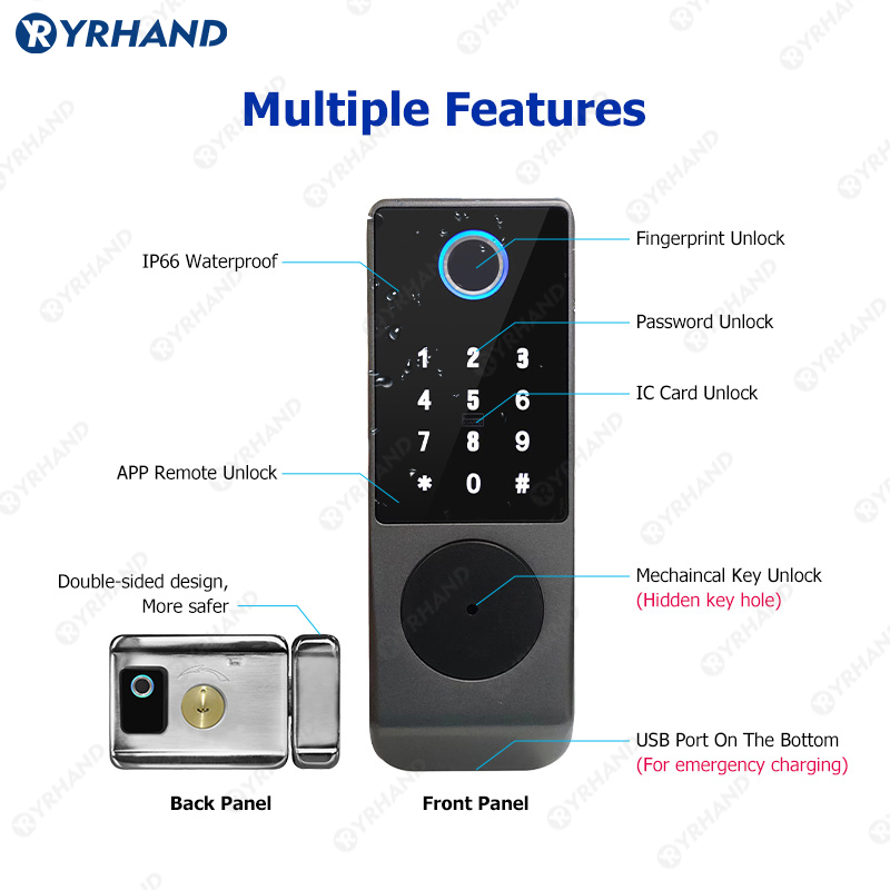 Tuya Smart Lock wasserdicht Wi – Smart Garden Gate Lock Bewertung und Preis