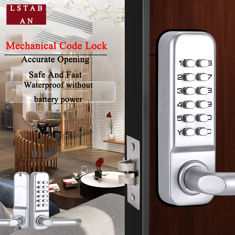 Silbernes digitales Türschloss – Smart Garden Gate Lock Bewertung und Preis