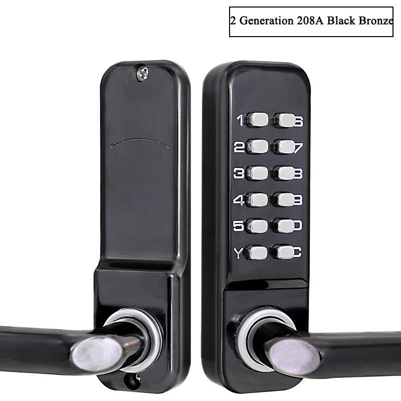 Silbernes digitales Türschloss – Smart Garden Gate Lock Bewertung und Preis